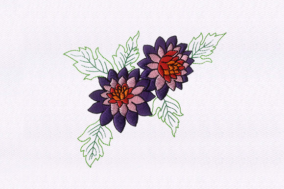 Purple Pink Floral